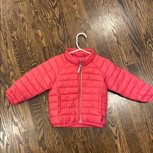 Polarn O. Pyret Infant pink winter coat